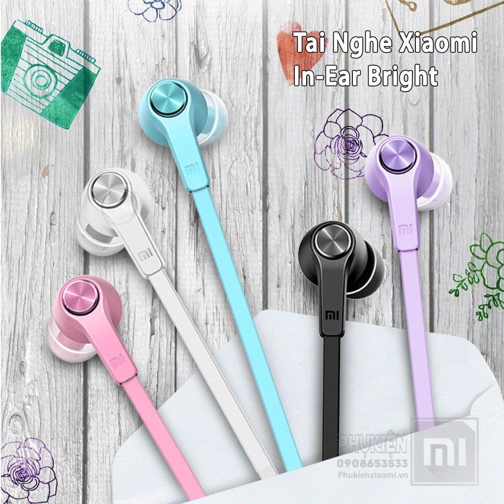 Tai nghe cho máy Xiaomi In-Ear Bright dây dẹp