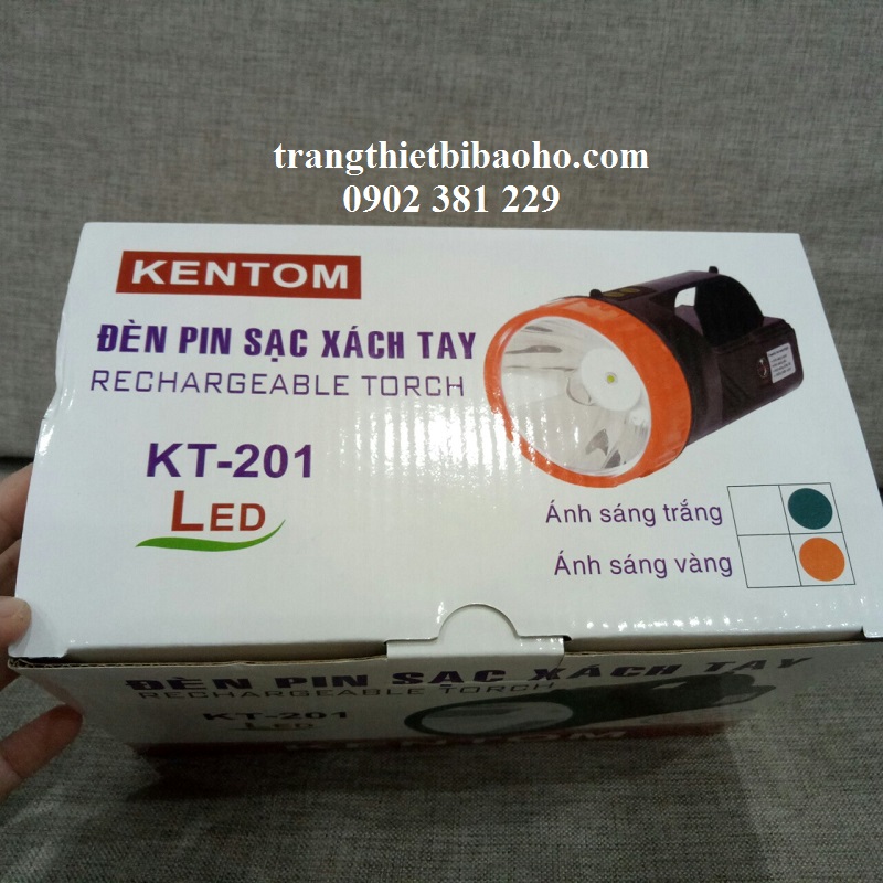 Đèn pin sạc KenTom KT-201