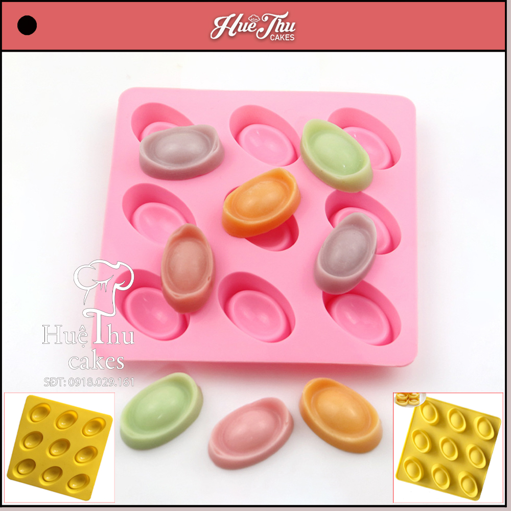 Khuôn silicon Thỏi Vàng làm bánh rau câu 3D 4D
