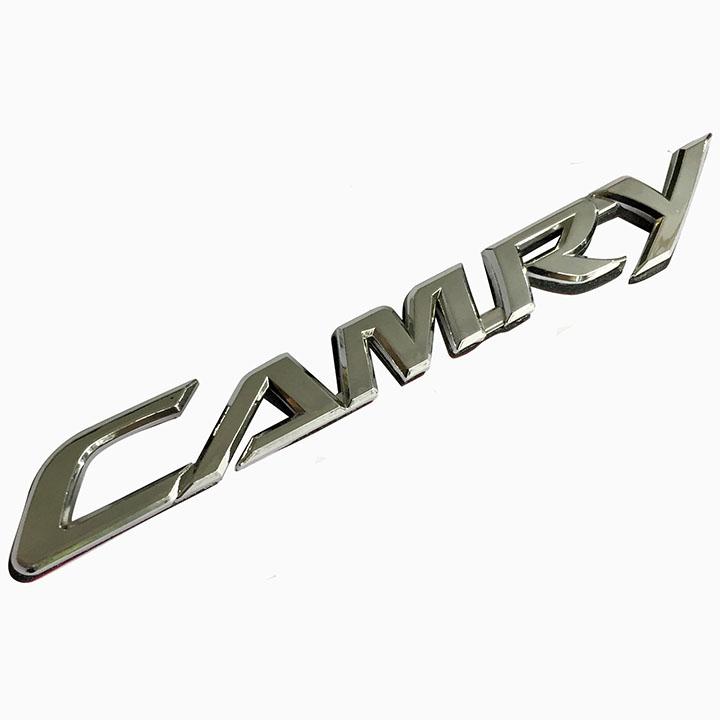 Tem logo nổi CAMRY dán trang trí xe