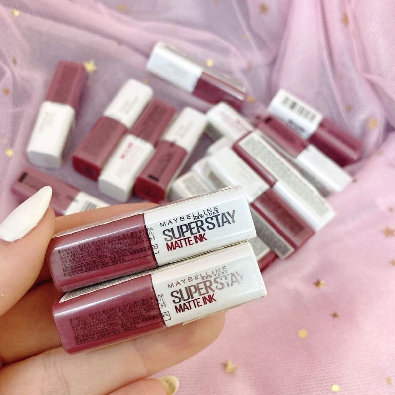 [FREESHIP MAX] 2.7ml - Son kem lỳ Super stay Matte Ink Maybelline Ruler 80 [xuzshop]