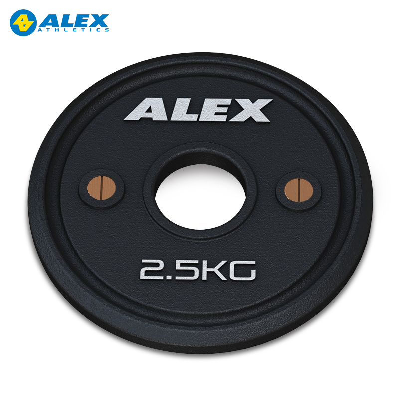 Bộ 2 Tạ Đĩa Hiệu Chỉnh OLYMPIC Calibrated Plate 2.5kg ALEX Cao Cấp