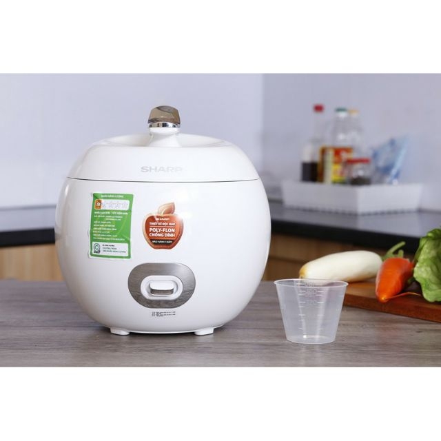 Nồi cơm điện mini quả táo Sharp 0.72l  KS-A08V-RD