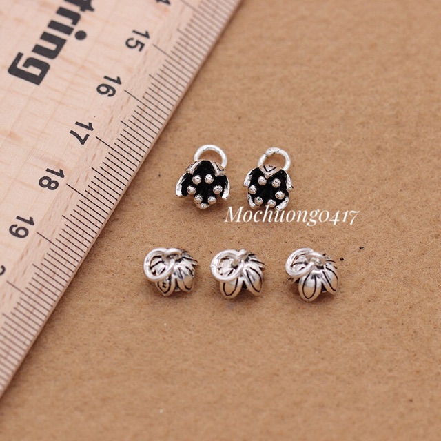 [S925] Charm bạc hoa treo - MH171