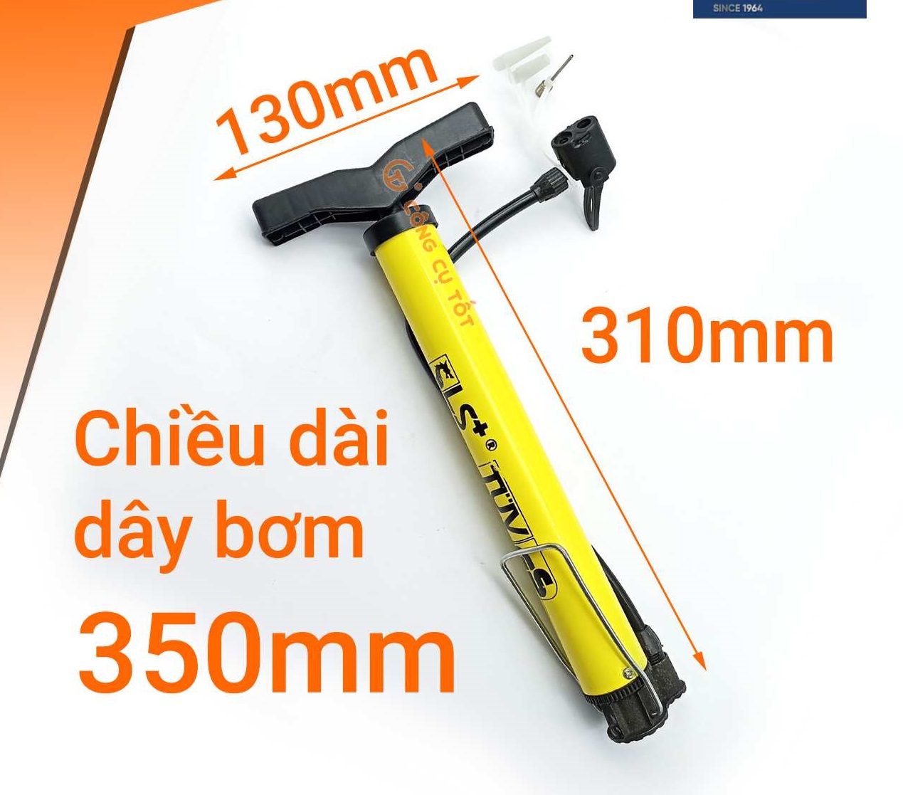 Bơm xe đạp, xe máy mini ls 180cc