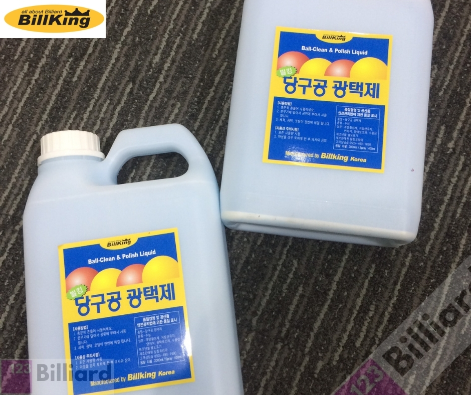 [HCM][SIÊU THỊ BIDA] Sữa lau bi Billking 02 lít [VỆ SINH BI]