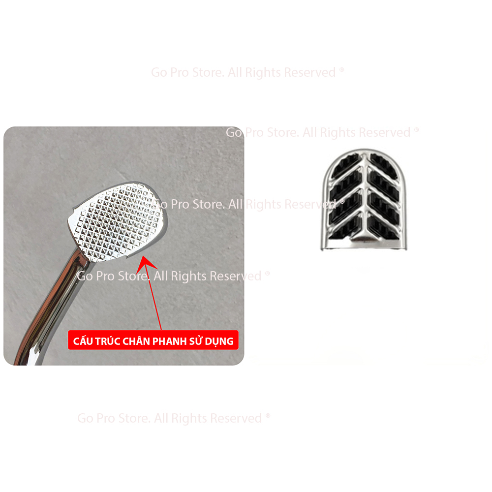 Bọc Chân Phanh Xe Số, Xe Côn Inox VT10