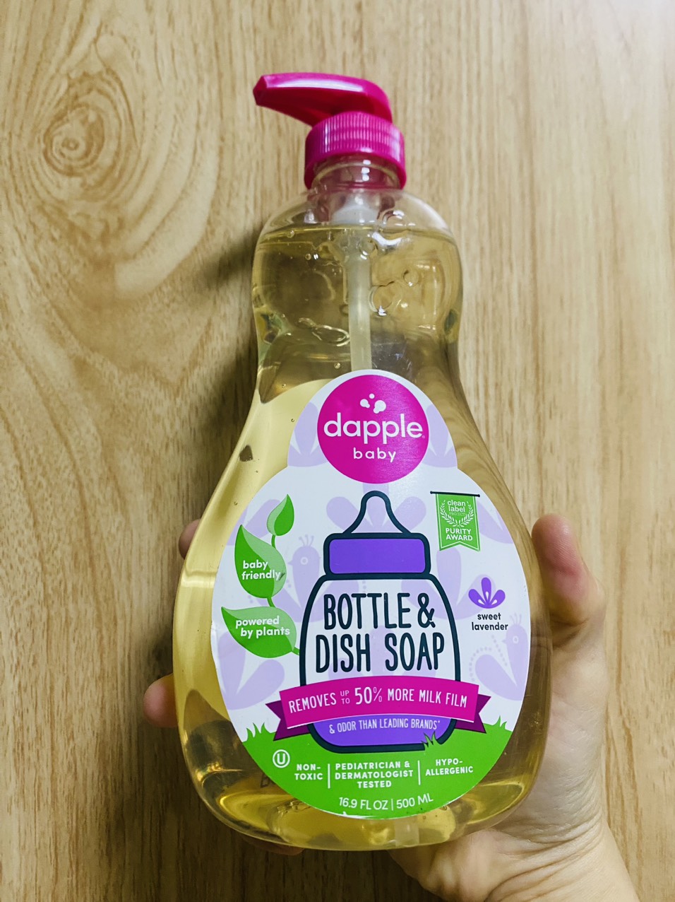 Nước rửa bình sữa Dâpple 500ml