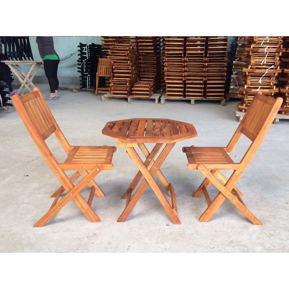 [HCM]BÀN XẾP GỖ TRÀM BÁT GIÁC