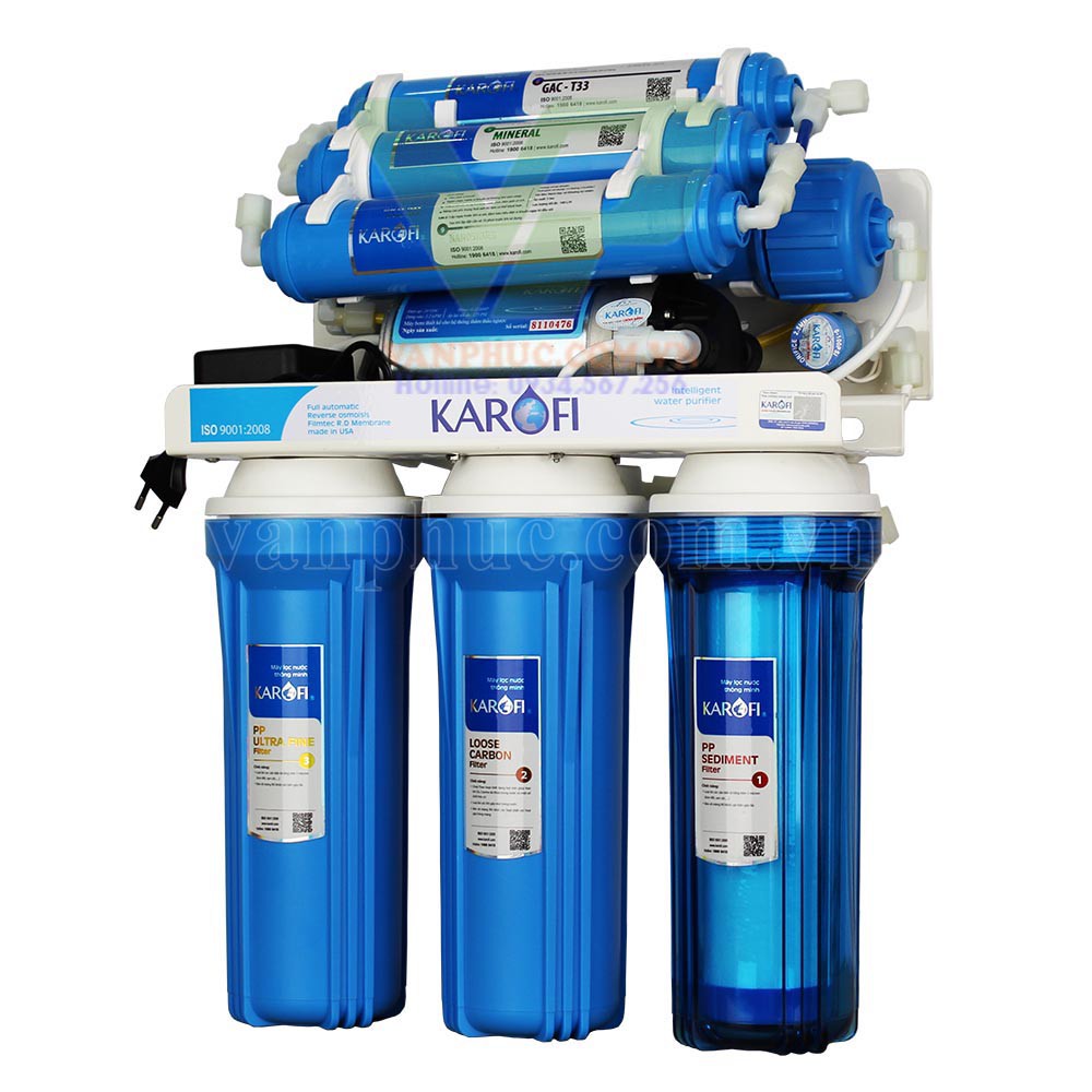 [Trả góp 0%]Máy lọc nước Cơ bản 8 cấp karofi