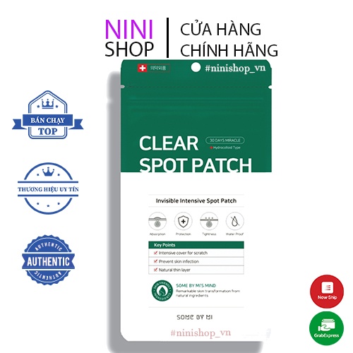 Miếng Dán Mụn SomeByMi Clear Spot Patch 18 miếng - HB0049