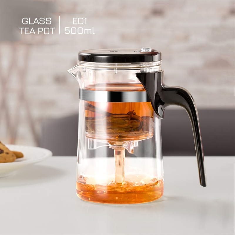 Bình lọc trà thủy tinh thông minh Samadoyo E01 0.5L