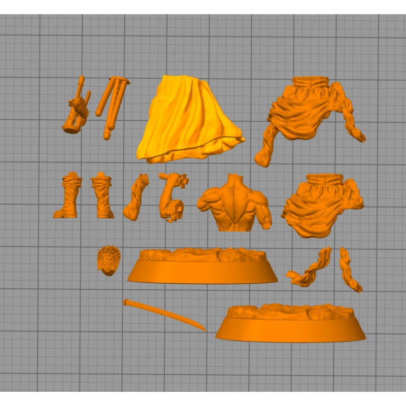File in 3D RORONOA ZORO ONE PIECE - Manga