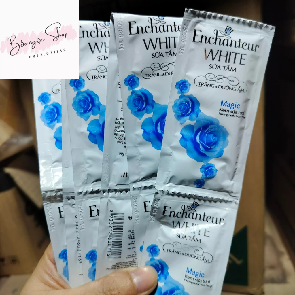 Combo 60 Gói Sữa tắm dưỡng ẩm Enchanteur Magic 6g/gói