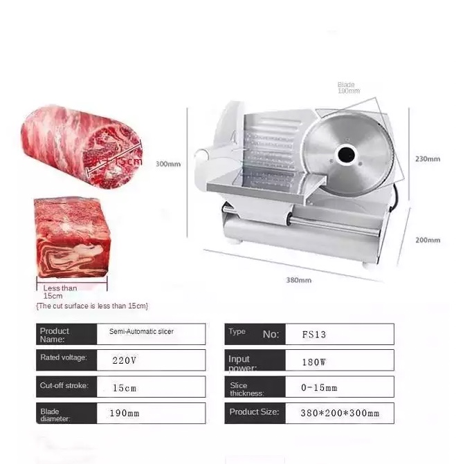 PKTL Máy Cắt Thịt Cooper Meat Slicer (Đạt chuẩn 3C, CE)
