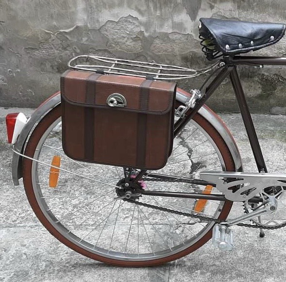 Túi da pu lắp baga xe đạp xdv01
