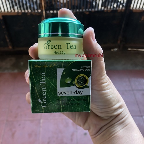 kem trắng da 7 ngày Green tea
