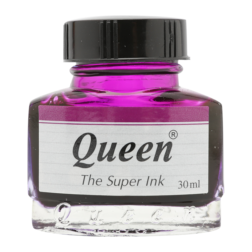 Mực Queen 30ml Các Màu (Mực Viết Máy Queen) xanh, tím