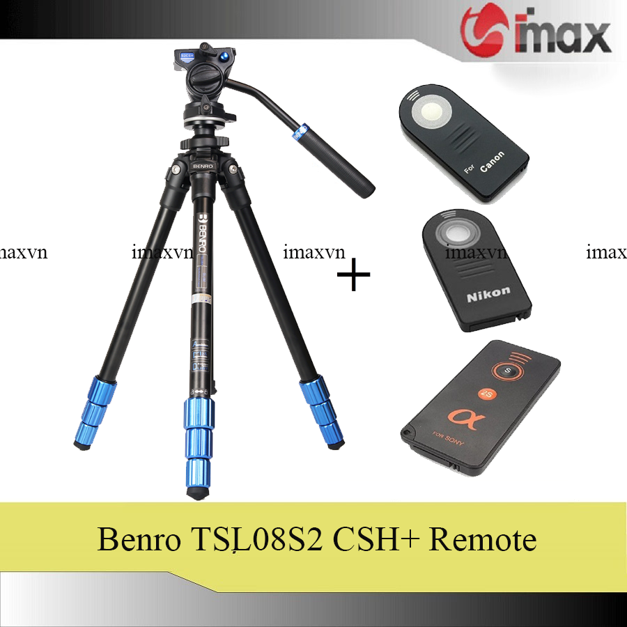 Chân máy ảnh Benro TSL08A S2CSH + Remote cho máy ảnh