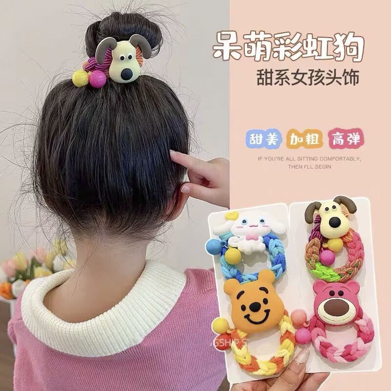 Cột tóc charm to hoạt hình thời trang dễ thương