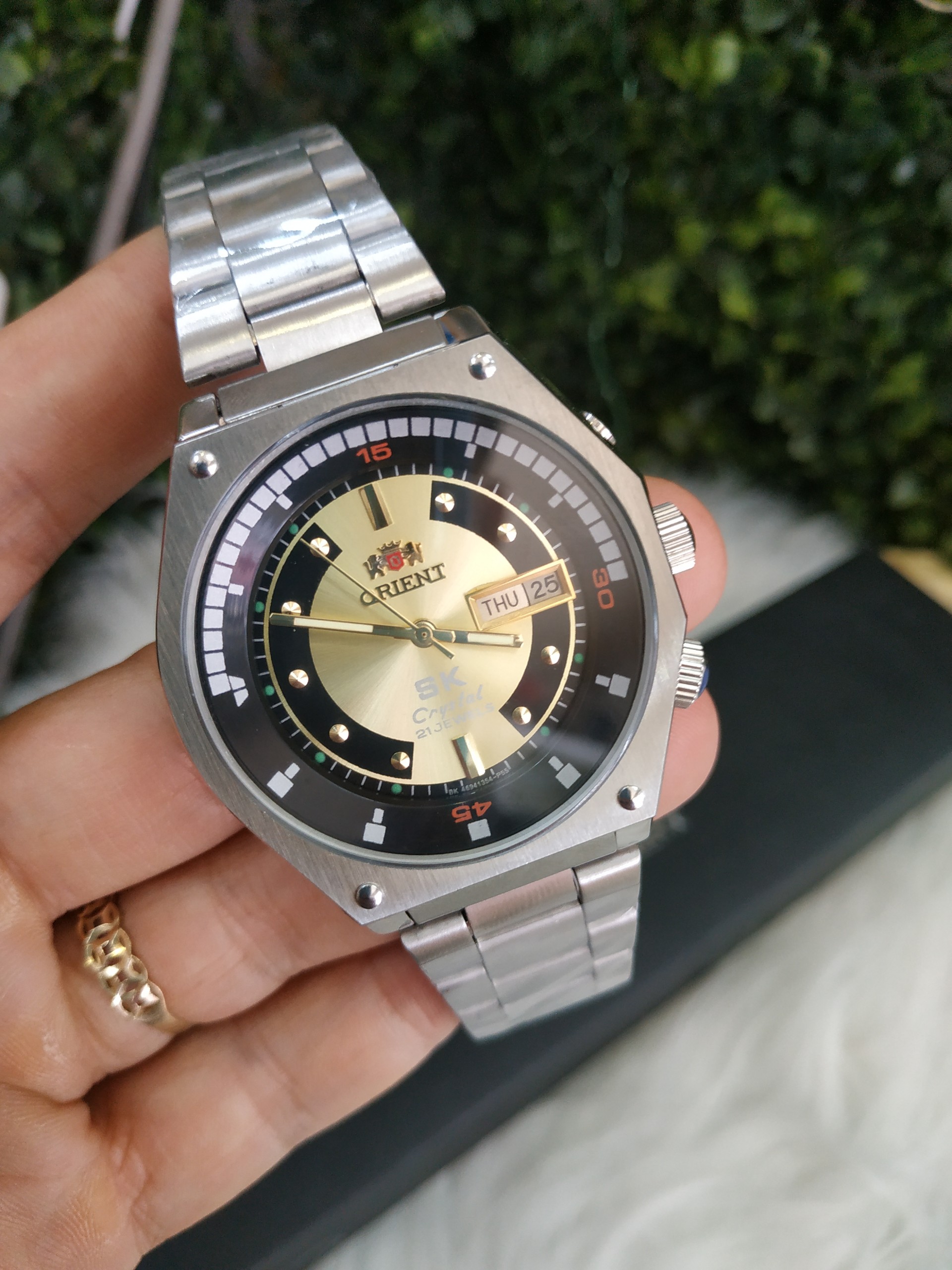 { RẺ VÔ ĐỐI }{ BẢO TÍN ĐỒNG HỒ SHOP SỊN LAZADA } Đồng Hồ Orient Nam Sk Mặt Lửa Automatic Japan + Thẻ Bảo Hành
