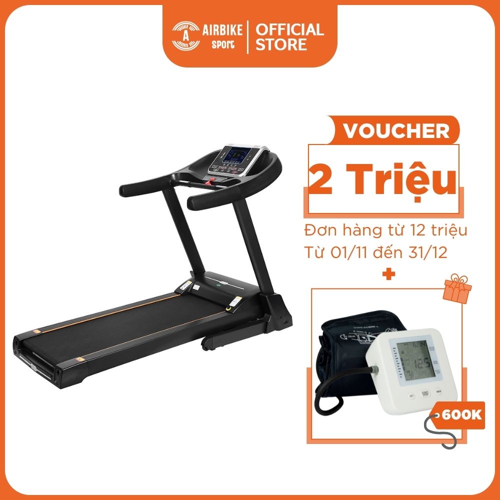 Máy chạy bộ cao cấp Airbike Sport MK272 thảm lớn rộng 480mm