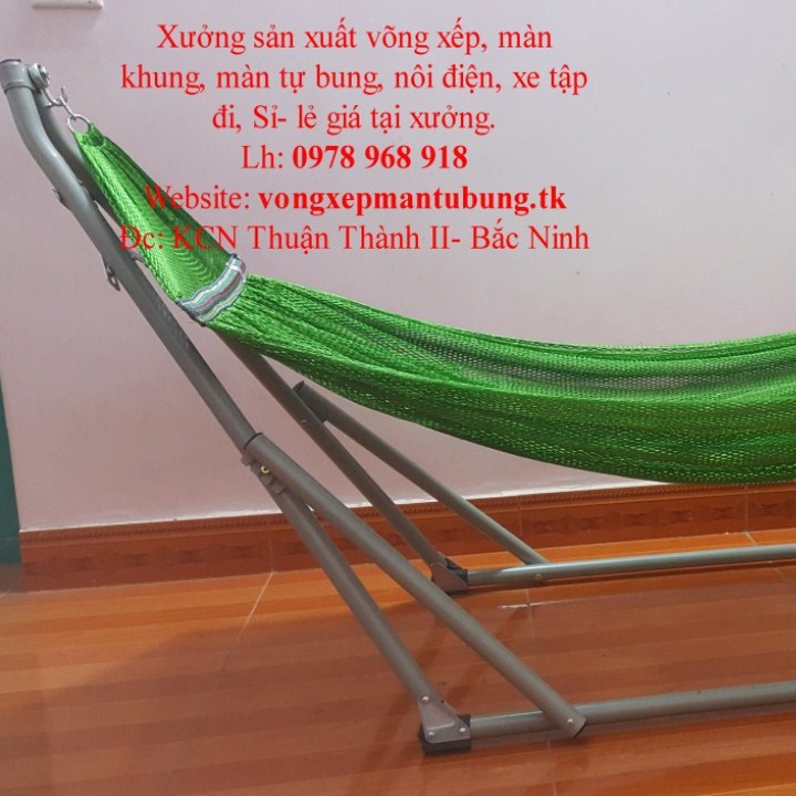 Bộ khung võng xếp duy phương ống phi 32 ( bao gồm: Khung+ võng lưới)