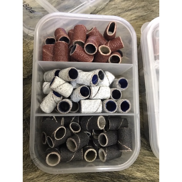 Đầu Mài Nhám Mịn Hộp Mài Móng Nail