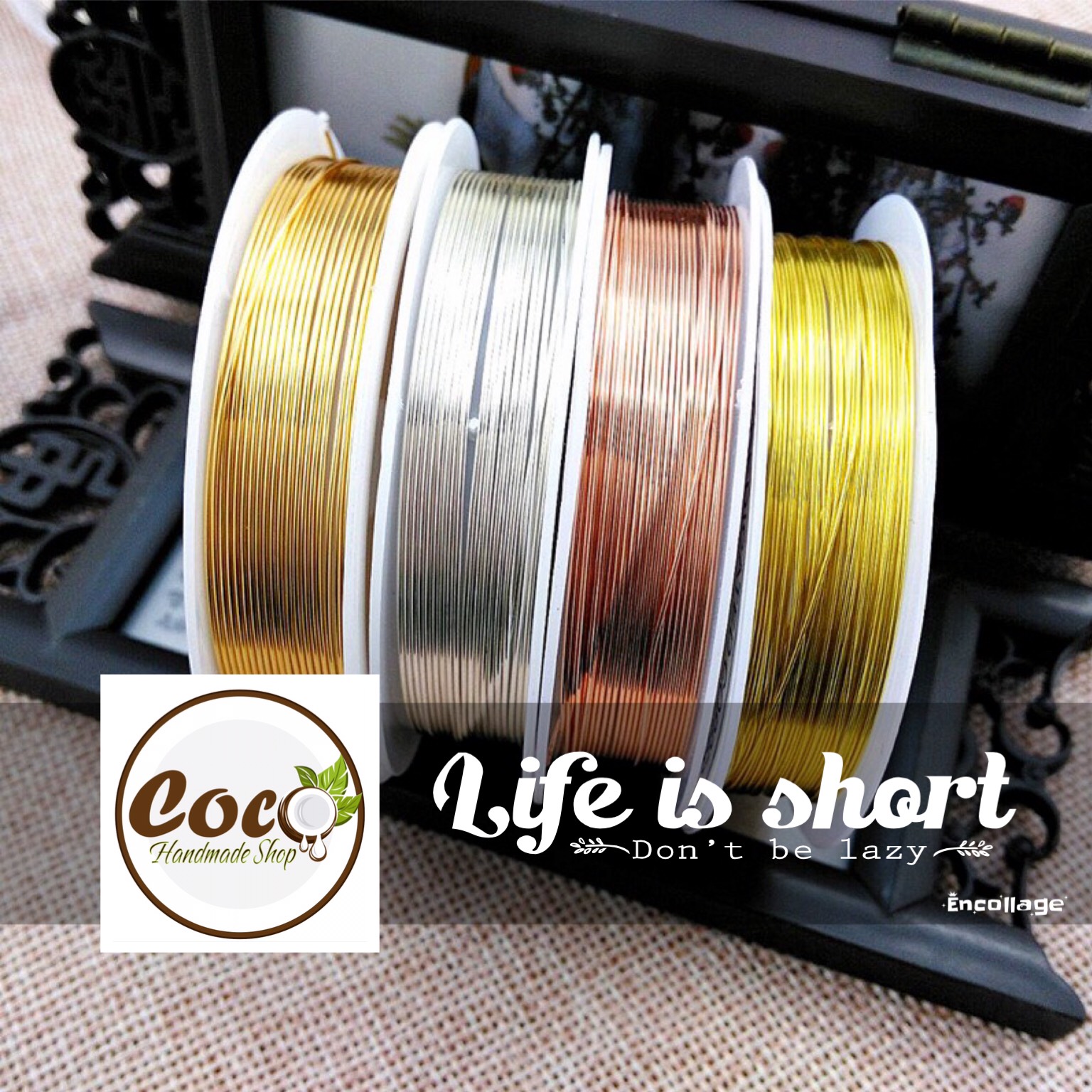 [HCM]Dây Kẽm Handmade Cao Cấp Bền Màu