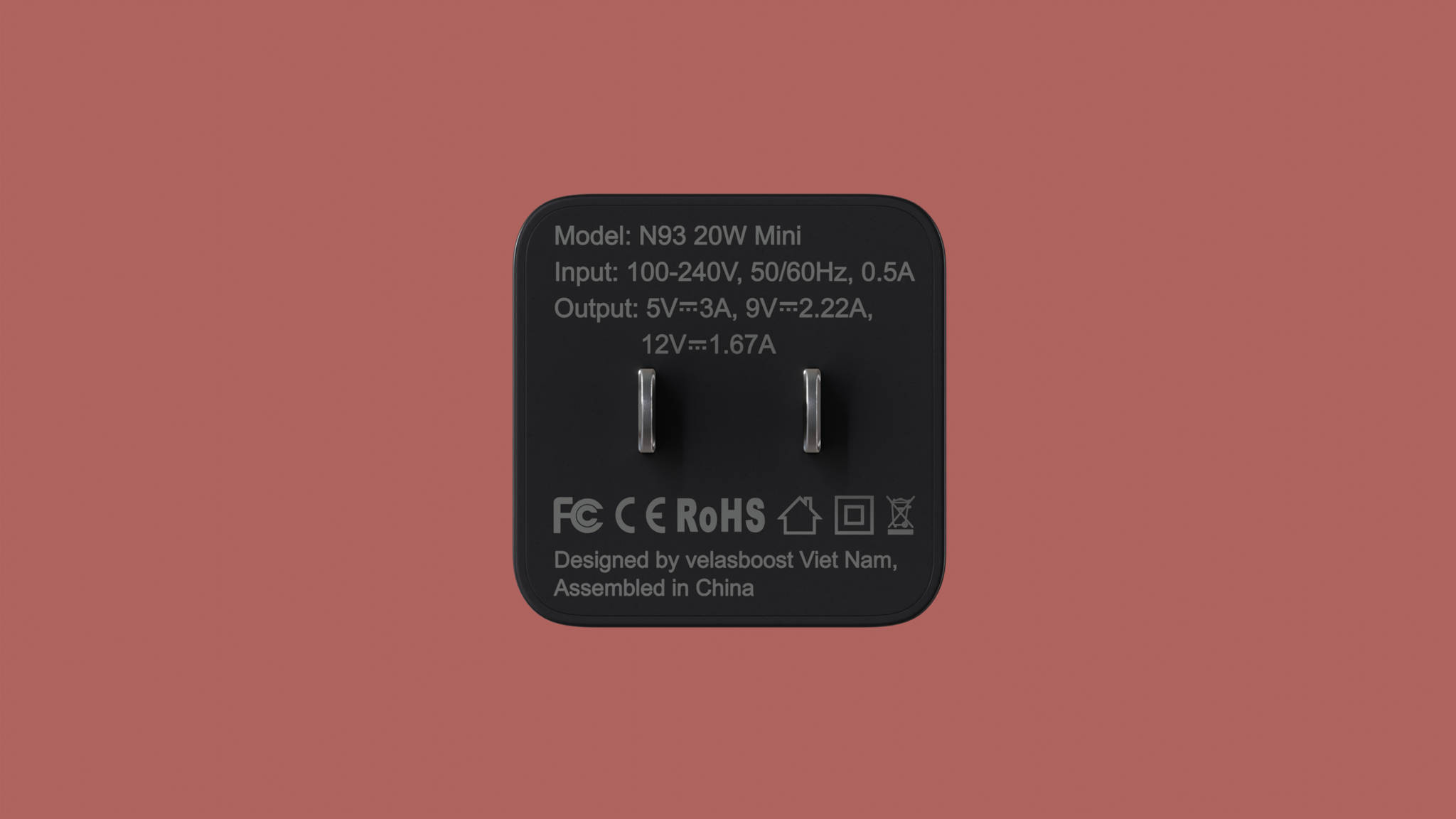 Sạc nhanh Velasboost N93 20W - Mini