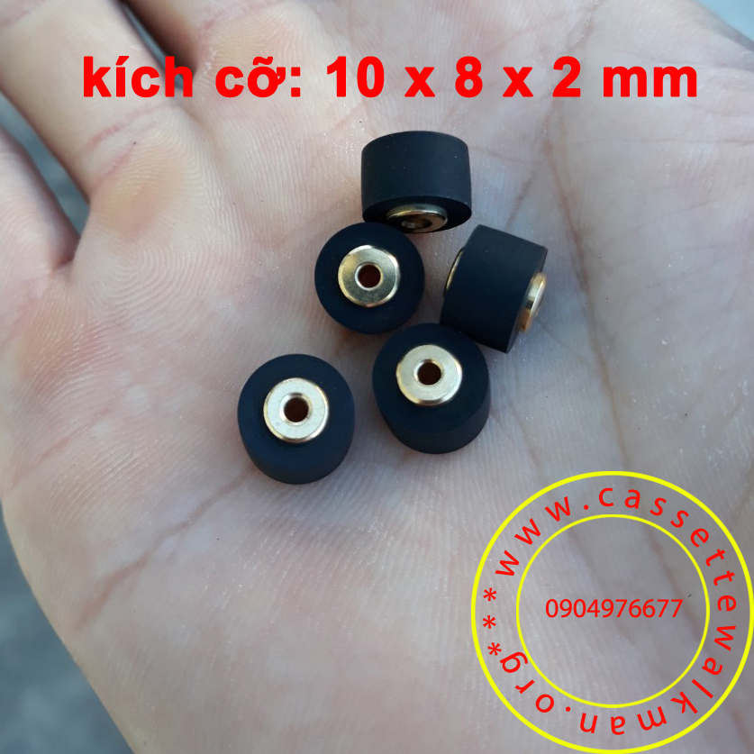 Bánh tỳ cassette lõi đồng 13mm - 10mm