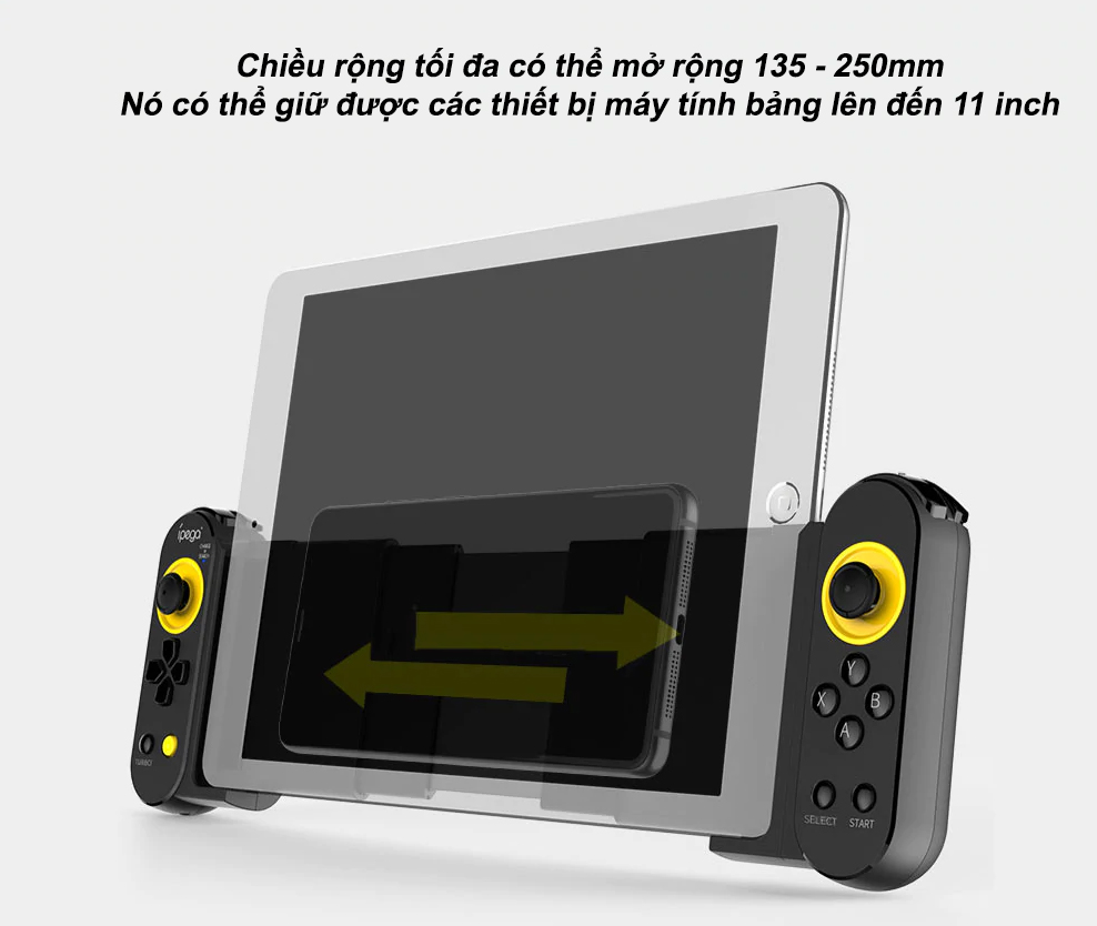 Tay cầm chơi game Bluetooh cho điện thoại IPEGA 9167,Liên quân, Freefire,Fifa,COD,Pes