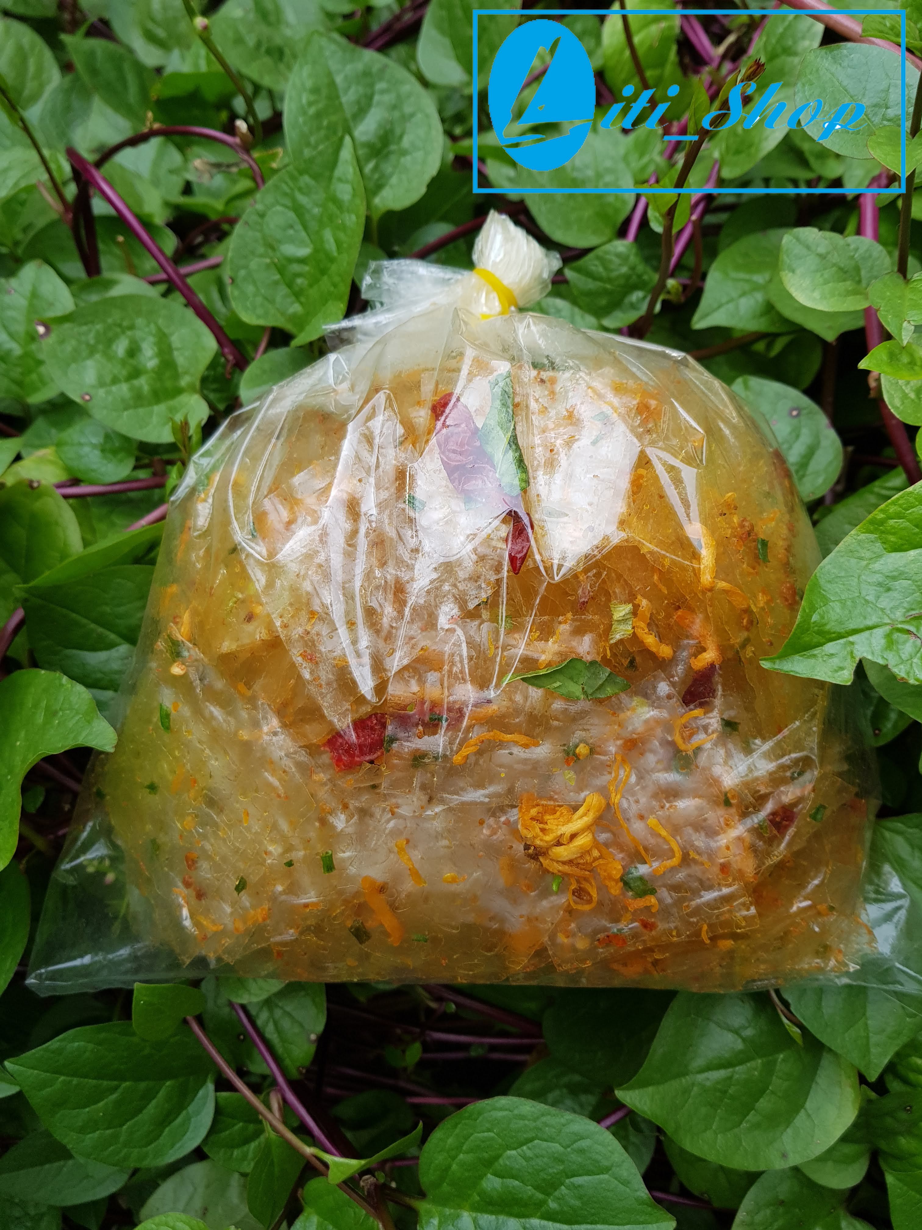 Bánh tráng trộn Tỏi-Khô gà (500Gr)
