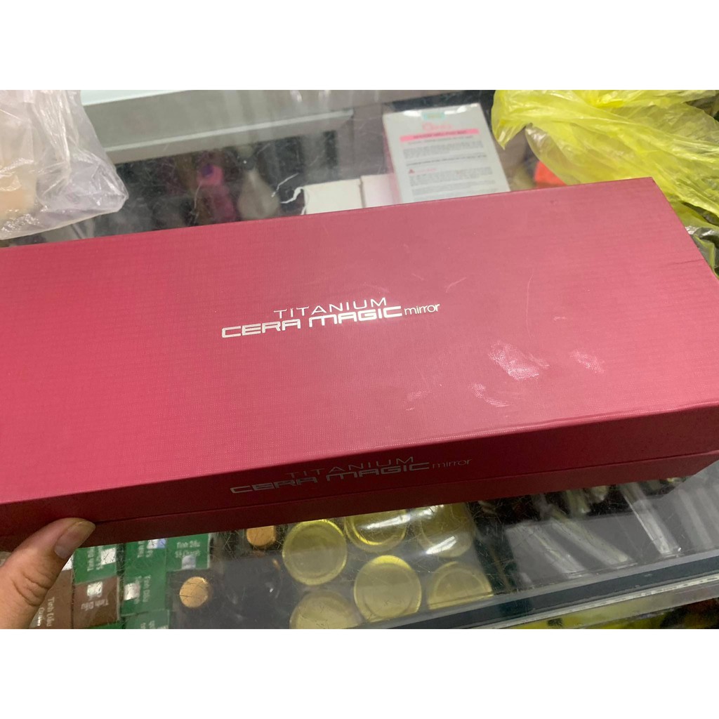 MÁY KẸP DUỖI TÓC CERA MAGIC TITANIUM MIRROR