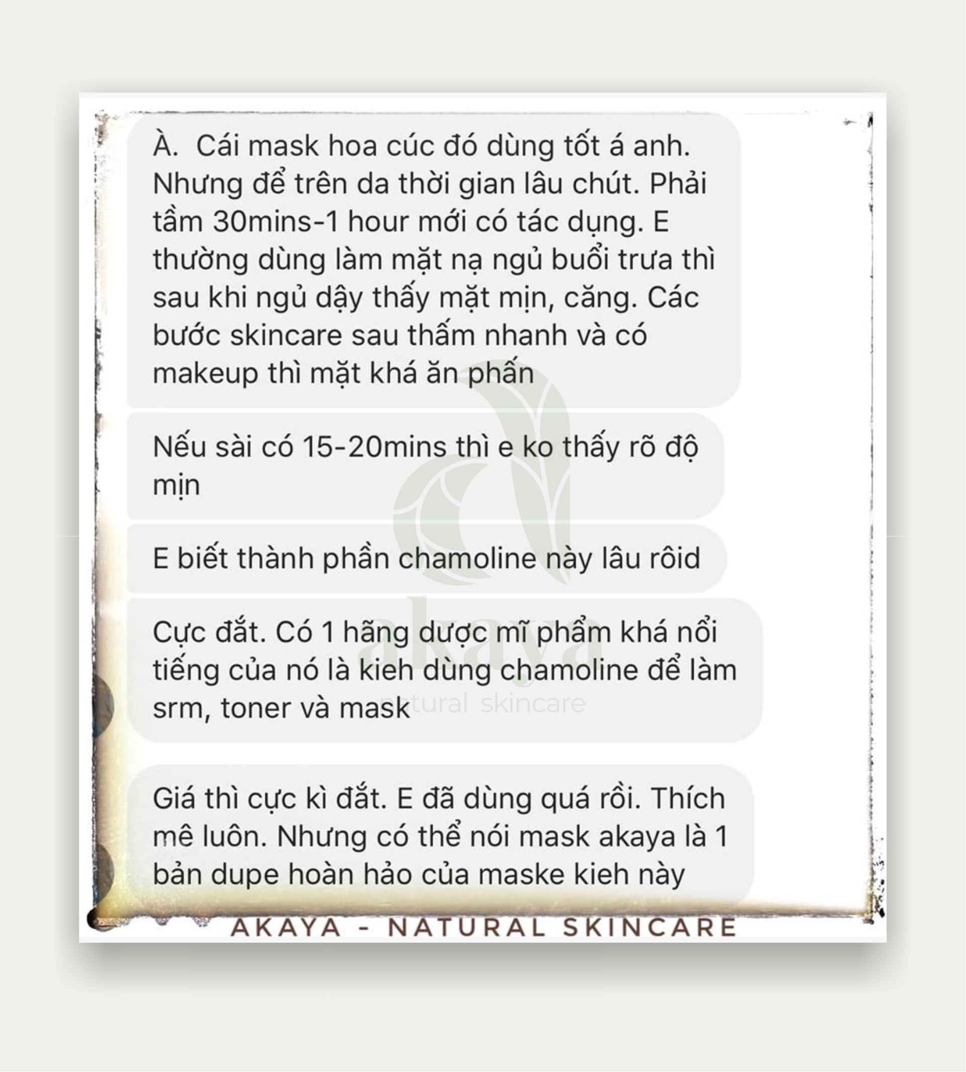 MẶT NẠ CÚC LA MÃ