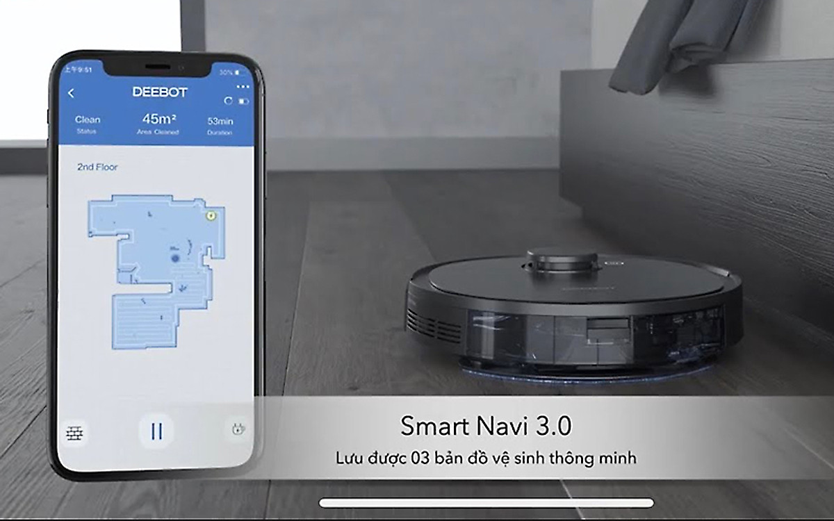 [Trả góp 0%]ECOVACS T5 MAX - Robot hút bụi - hàng trưng bày