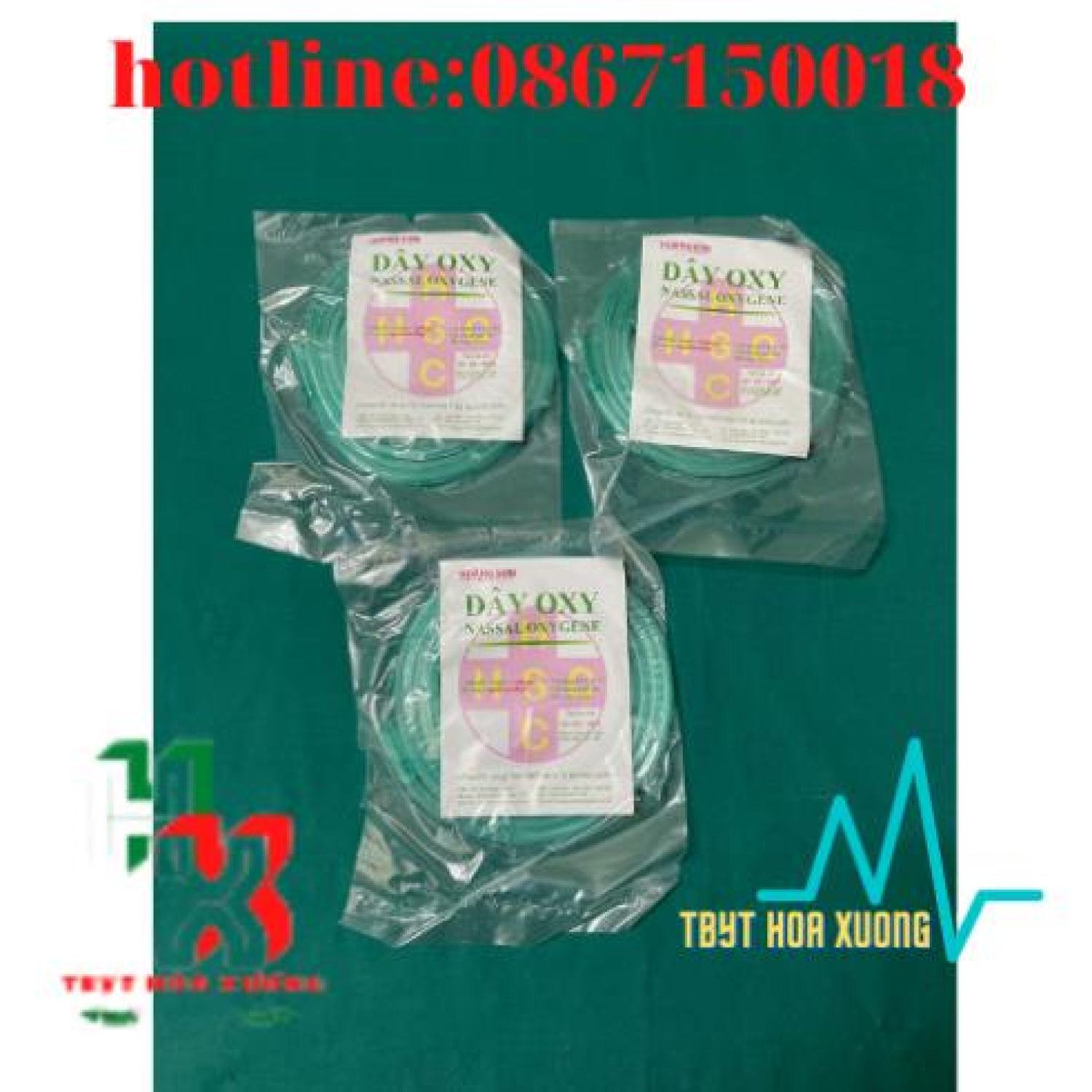 [ Com Bo 10 Sợi ] Dây Thở Oxy 2 Nhánh Hoàng Sơn Người Lớn Và Trẻ Em