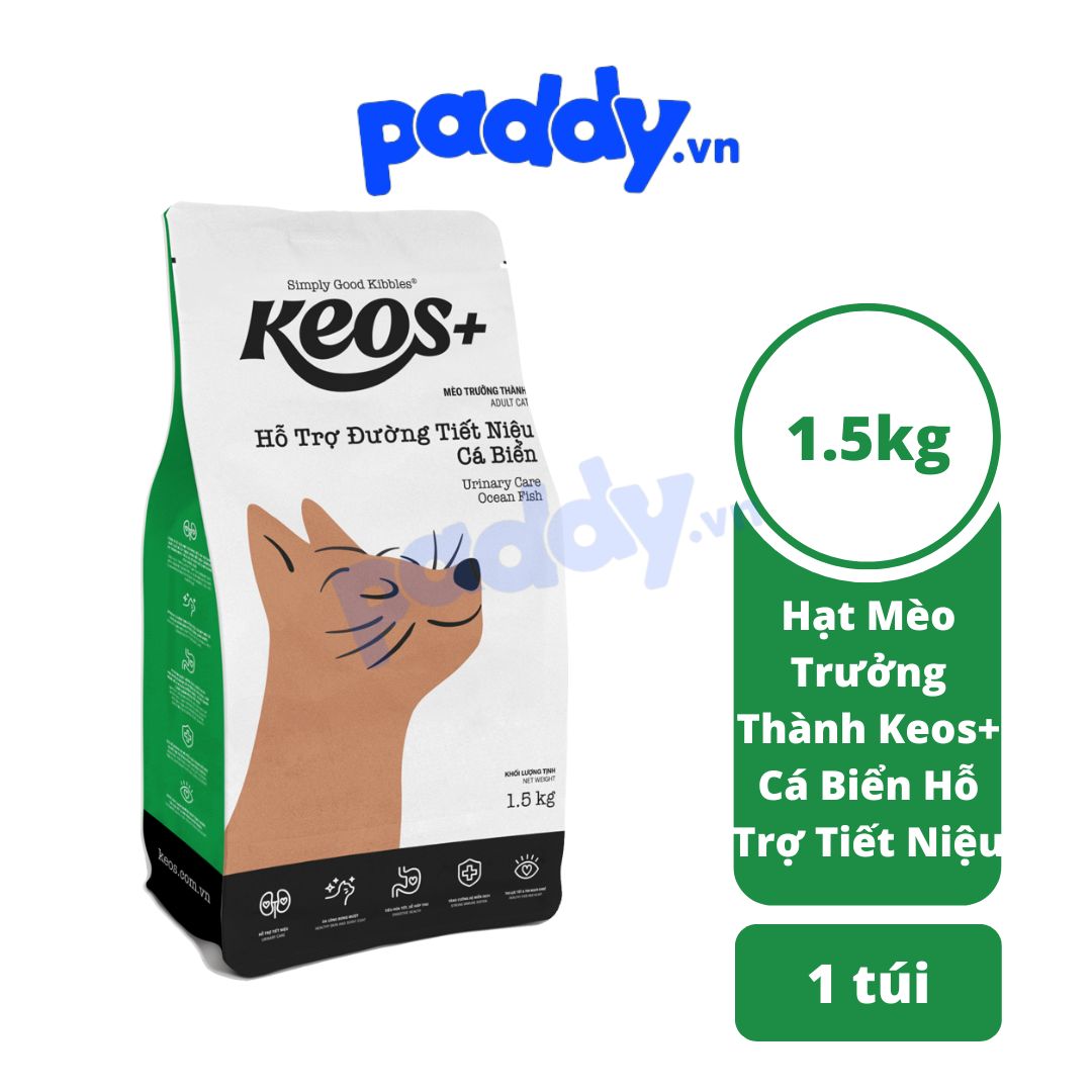 Thức Ăn Hạt Cho Mèo Mọi Lứa Tuổi Keos