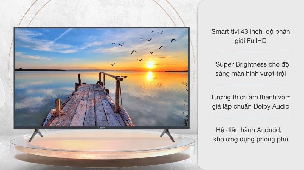 Android Tivi Casper 43 inch 43FG5200