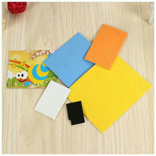 10 Tranh dán xốp khổ a4