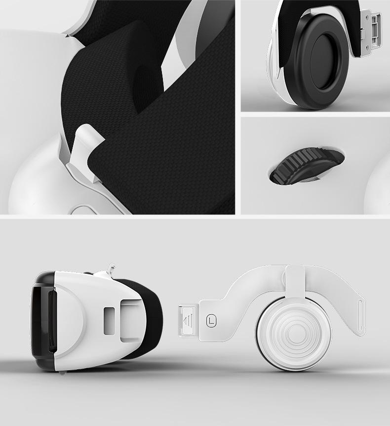 Kính VR Shinecon 6.0 G06EB có tai nghe hỗ trợ xem phim 3D trên điện thoại thông minh