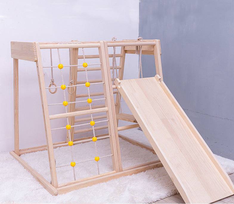 Xà đu đa năng vận động thể chất bằng gỗ