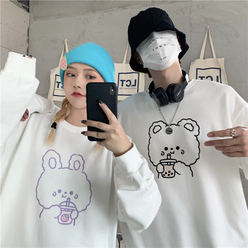 Áo sweater nam nữ in gấu siêu đẹp