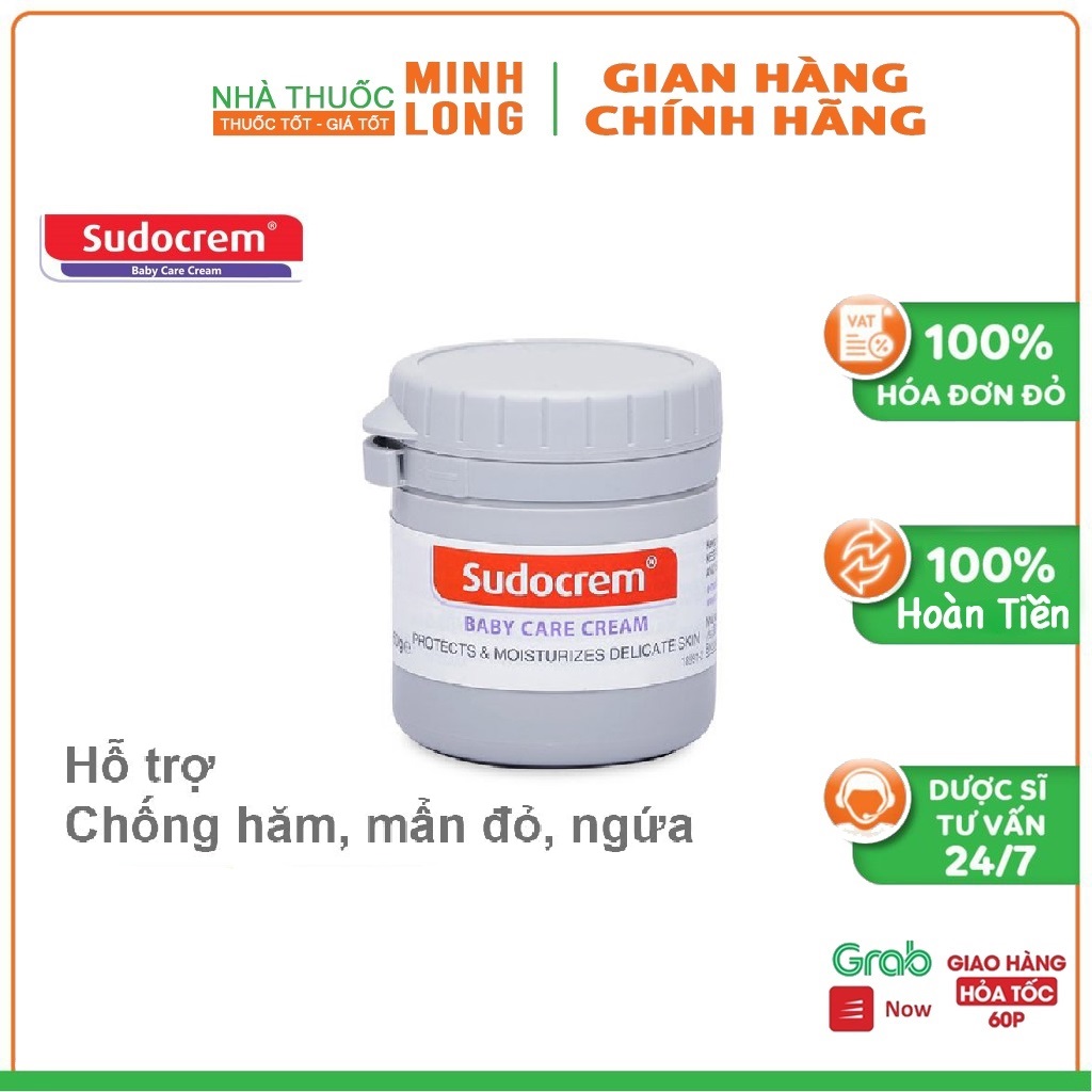 Kem hăm Sudocrem Baby Cream (Hộp 60g)