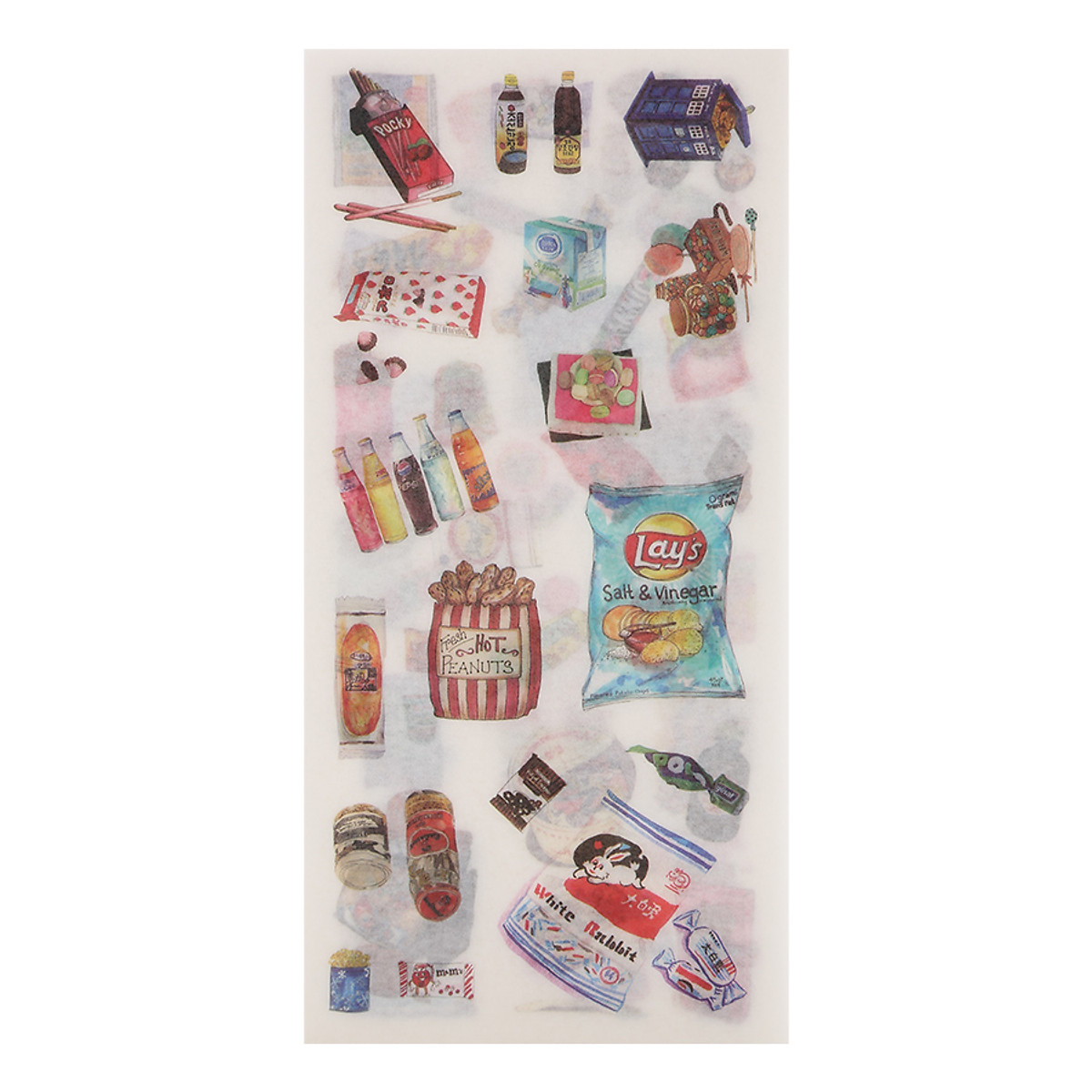 Bộ 4 tấm sticker trang trí dễ thương