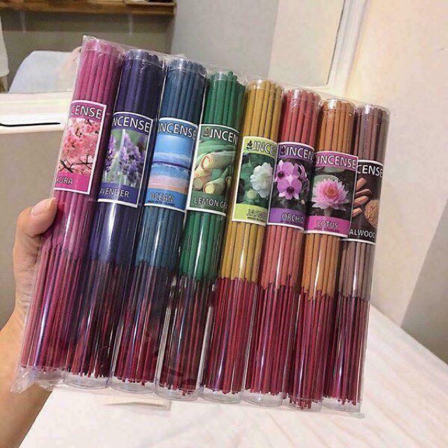 Nhang Thơm Aroma Incense Thái Lan 20cm (Bó 50 cây/ mỗi bó 1 hương)