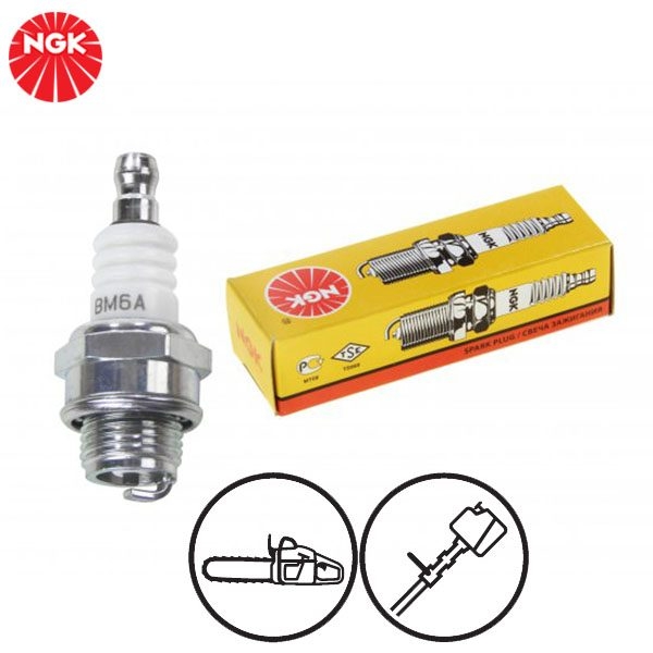 Bugi (buri) 2 thì NGK xịn Made in Japan