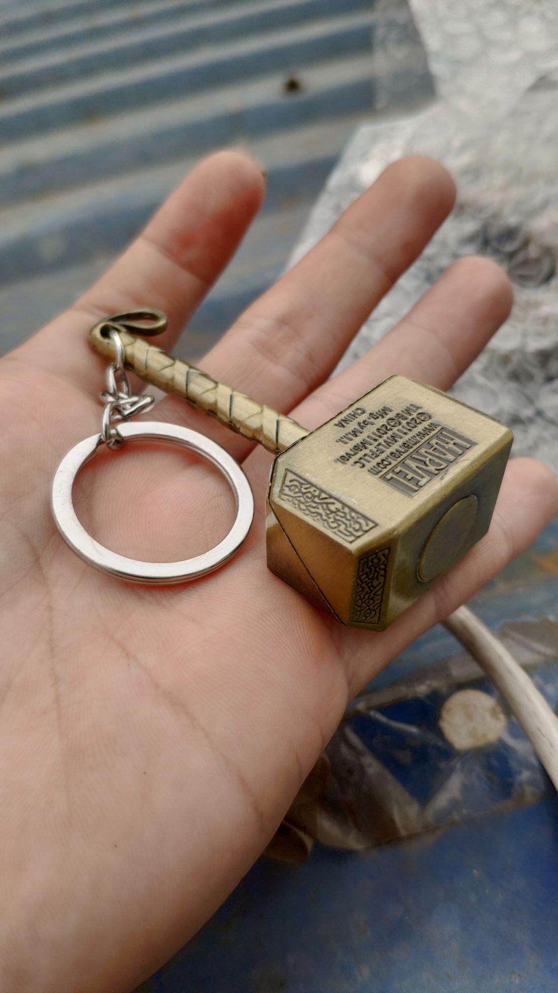 [THÉP TITANIUM] Búa thor mô hình móc treo chìa khóa Thor Marvel Figure