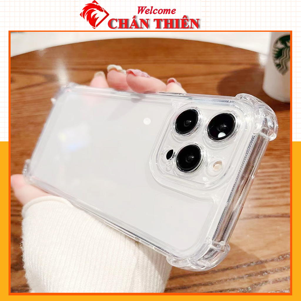 Ốp iphone 15 15+ 15 promax 14 pro max 12 Promax 13 Pro max 7 Plus 8 Plus X Se 2022 Xs max 11 Pro max 2020 12 Pro 6 6s Plus trong suốt chống sốc chống ố vàng
