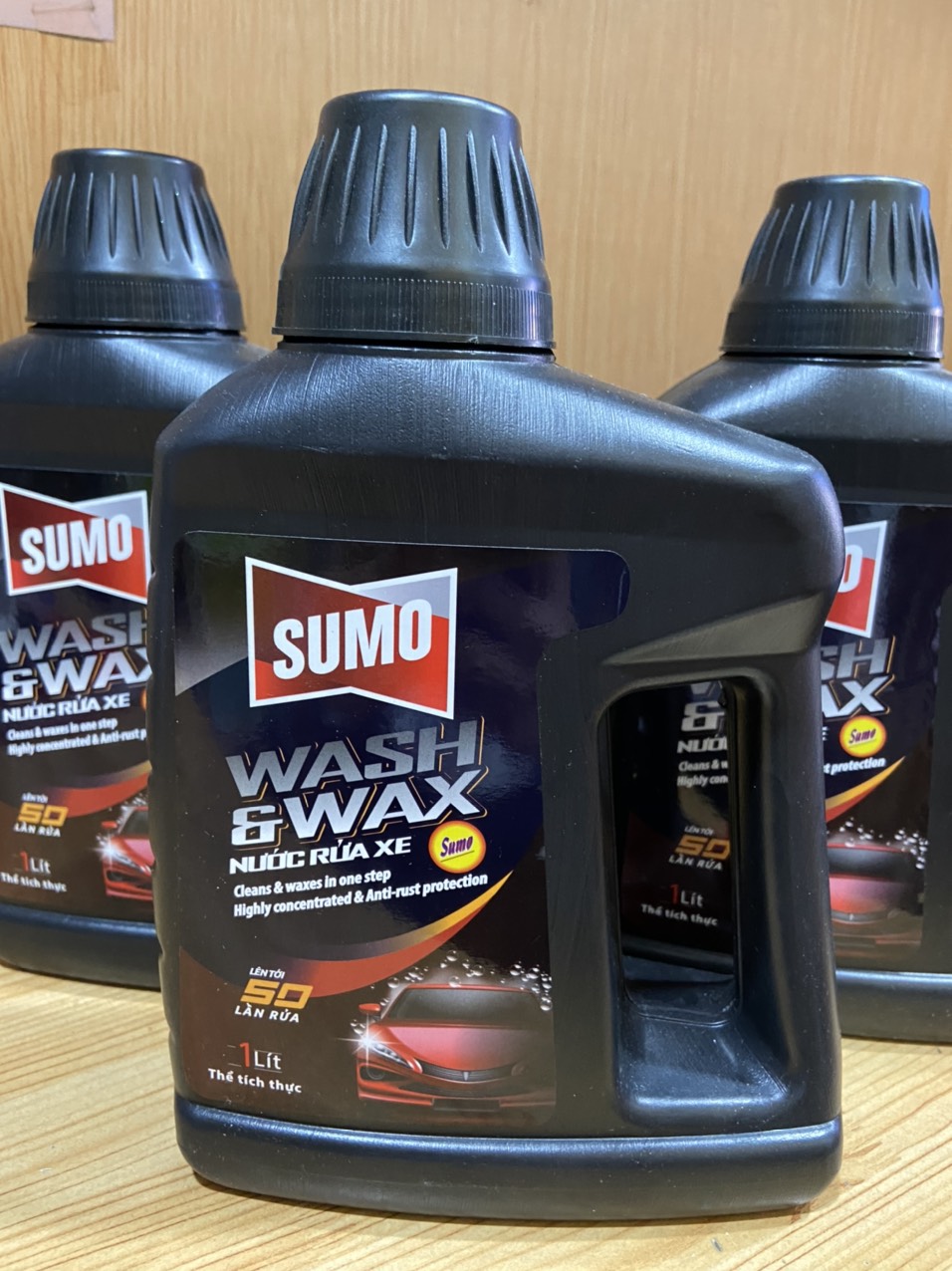 Nước rửa xe Sumo[mẫu mới lên tới 50 lần rửa]